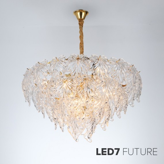 Ritz - Glass Maple Chandelier